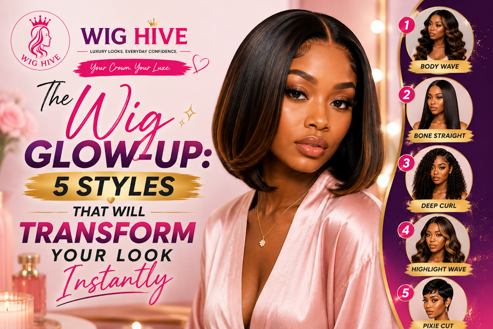 The Wig Glow-Up: 5 Styles That Will Transform Your Look Instantly