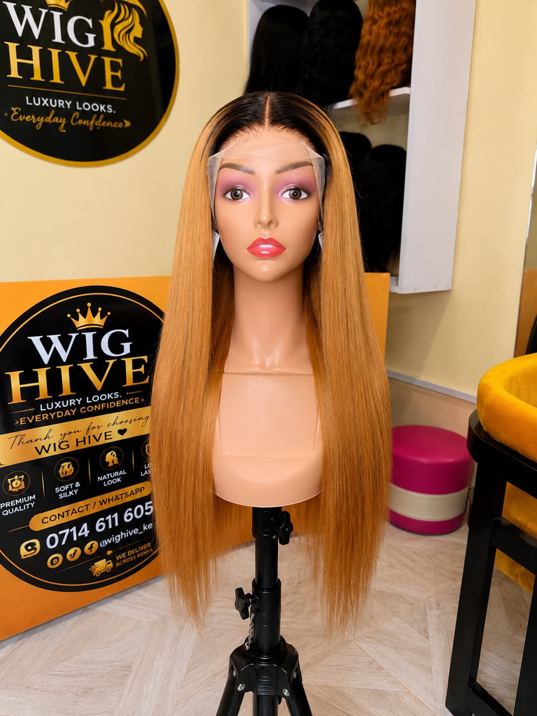 Straight Wig Frontal 1 / 27