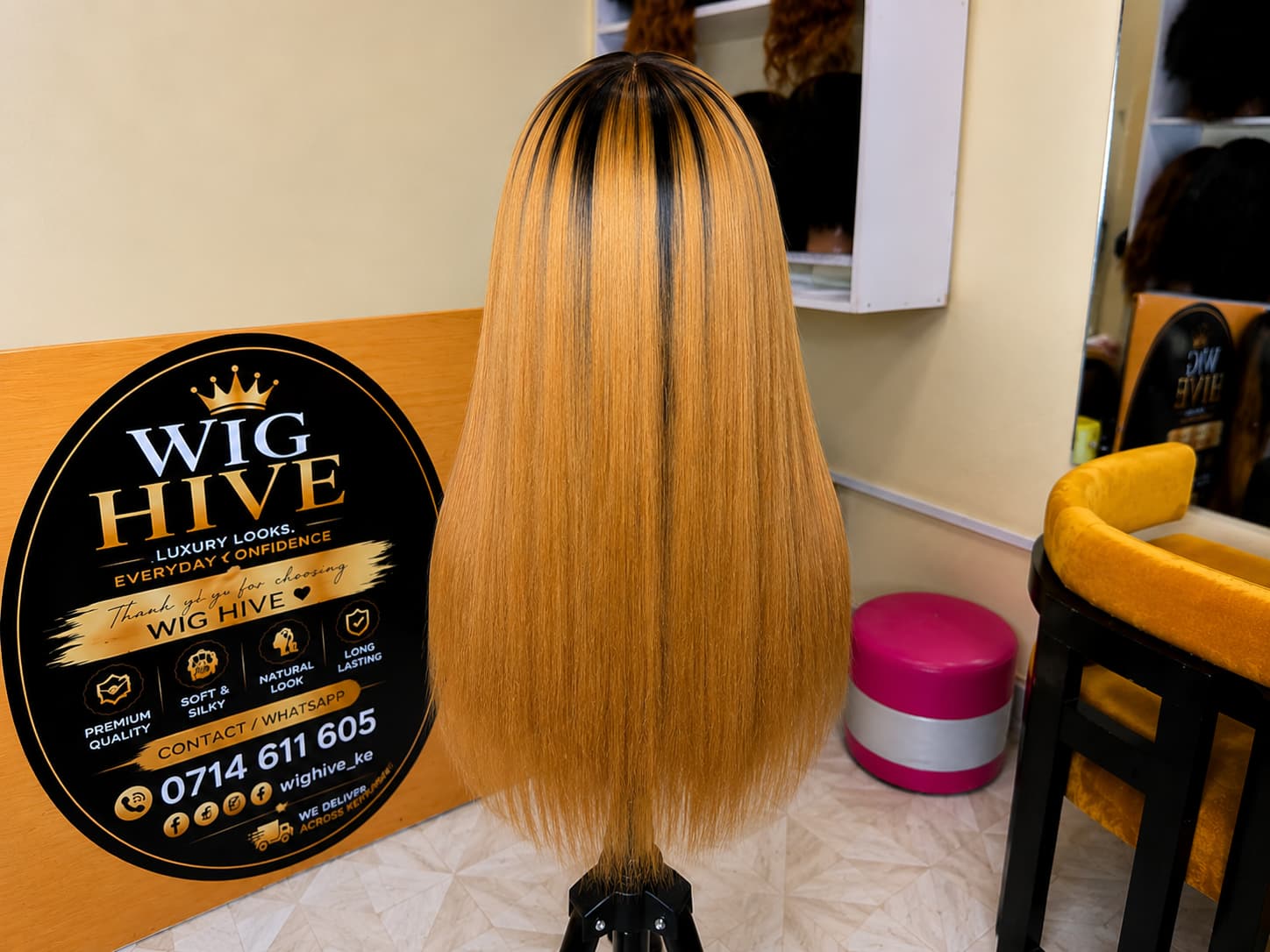 Straight Blonde Wig