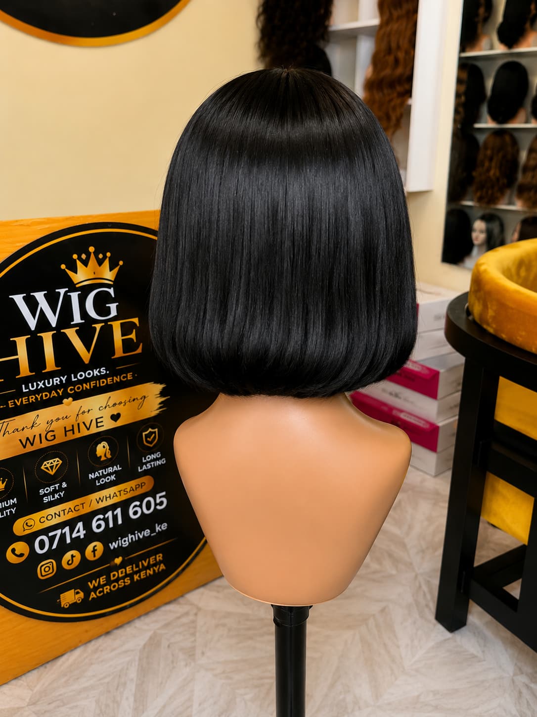 Bob Wig - Human Hair