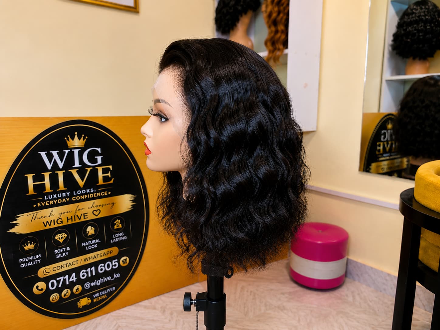 Short Wave - Blended Human Hair