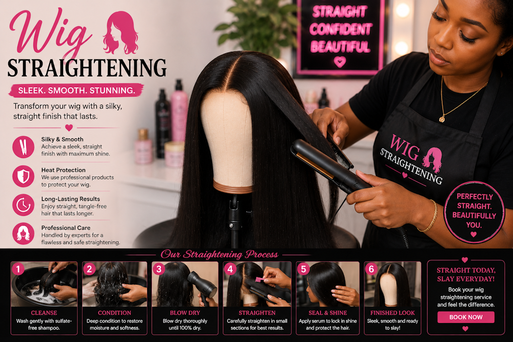 Wig Straightening